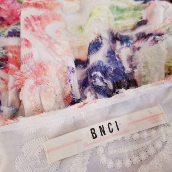 Boundless North Colorful Sky Dancer Embroidered Midi Dress Women's Small * NEW - Picture 12 of 12